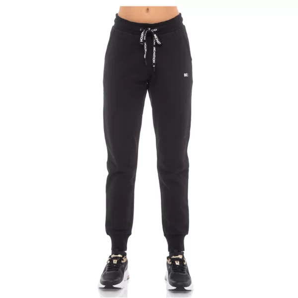 Be Nation W Rid Hem Pant (02102501-BLACK-01)