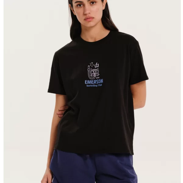 EMERSON Emerson Women's S/S T-Shirt (251.EW33.19-Black)