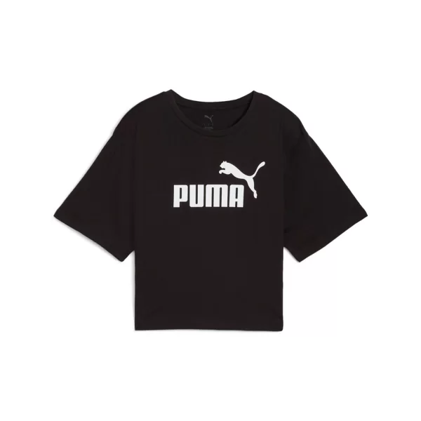 Puma W ESS Cropped No.1 Logo Relaxed Tee (684972-01)