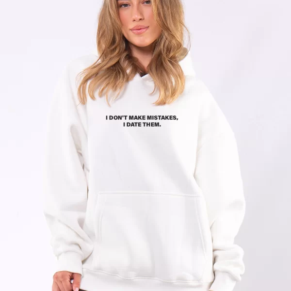 OEM C1066 | Date Mistakes - Hoodie Άσπρο C1066
