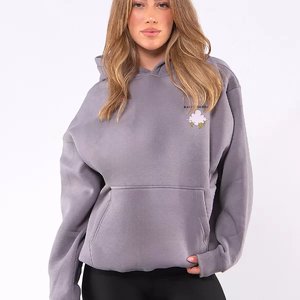 C1084 | A Rainy Monday - Hoodie Γκρι C1084