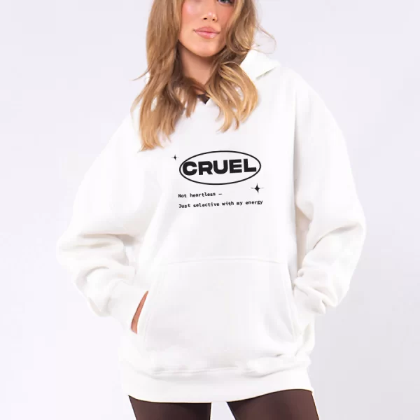 C1101 | Cruel - Hoodie Άσπρο C1101