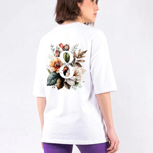 OEM C1119 | March Flowers - Oversized Άσπρο C1119