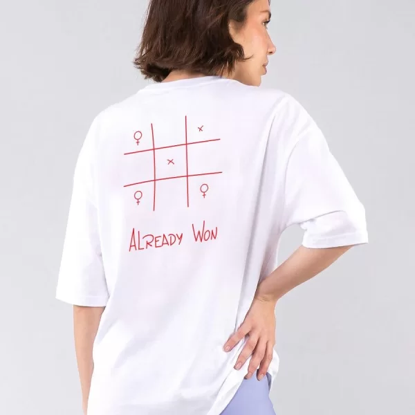 OEM C1146 | Already Won - Oversized Άσπρο C1146