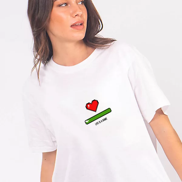 C958 | Life Is A Game Άσπρο C958