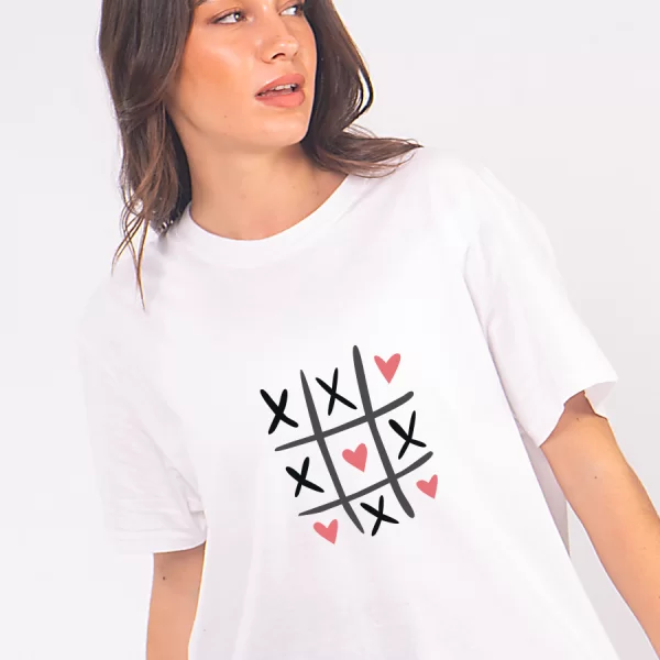 OEM C996 | Tic-Tac-Love Άσπρο C996