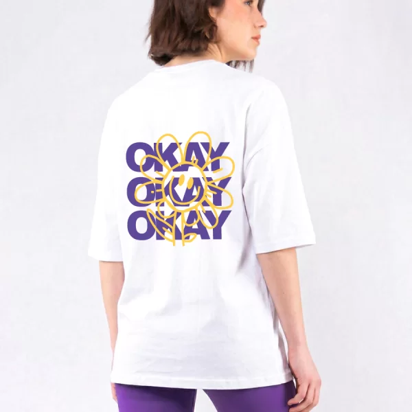 C1007 | Okay - Oversized Άσπρο C1007