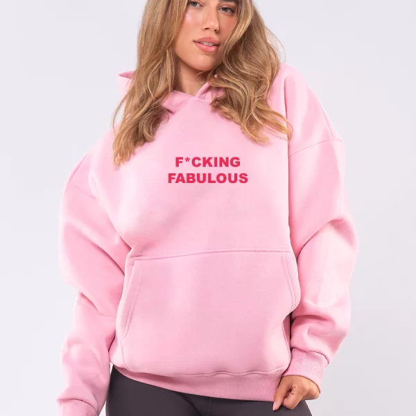 C1062 | Fabulous Red - Hoodie Ροζ C1062
