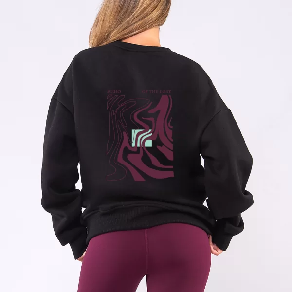 C1069 | Echo - Crewneck Μαύρο C1069