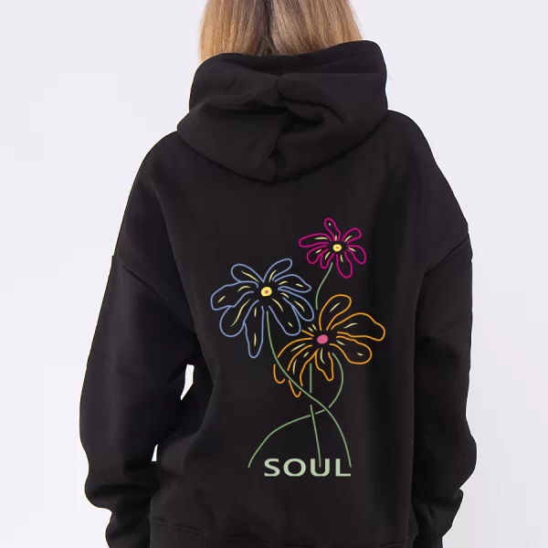 OEM C1092 | Soul - Hoodie Μαύρο C1092