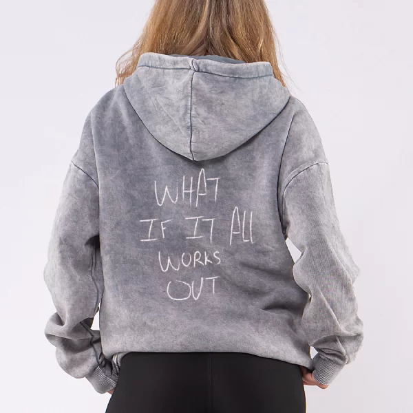 C1103 | What If - Hoodie Γκρι C1103