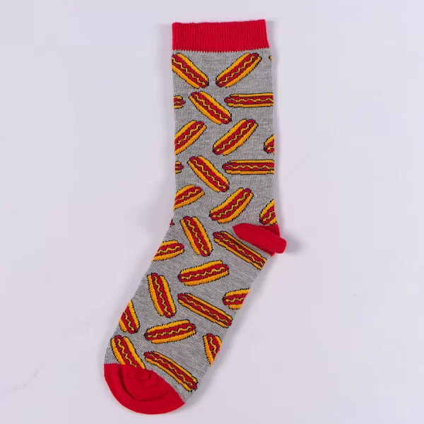 Socks264 | Junk Food Γκρι Socks264