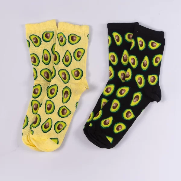 Socks266 | Avocado Κίτρινο/Μαύρο Socks266