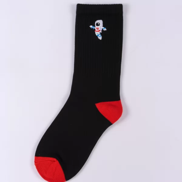 Socks277 | Tiny Astronaut Μαύρο Socks277