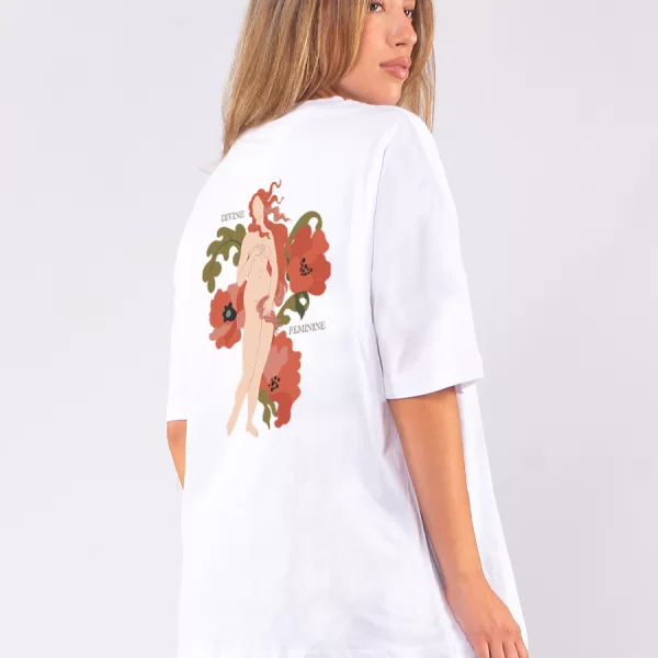 OEM C1129 | Divine Feminine - Oversized Άσπρο C1129