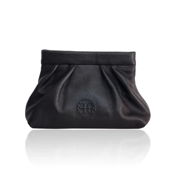 Bonendis Kiss Δερμάτινο Pouch Μαύρο