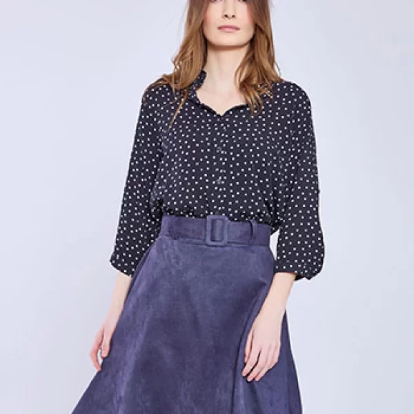 Πουκάμισο πουά με βαμβάκι SQ7616.3709+3