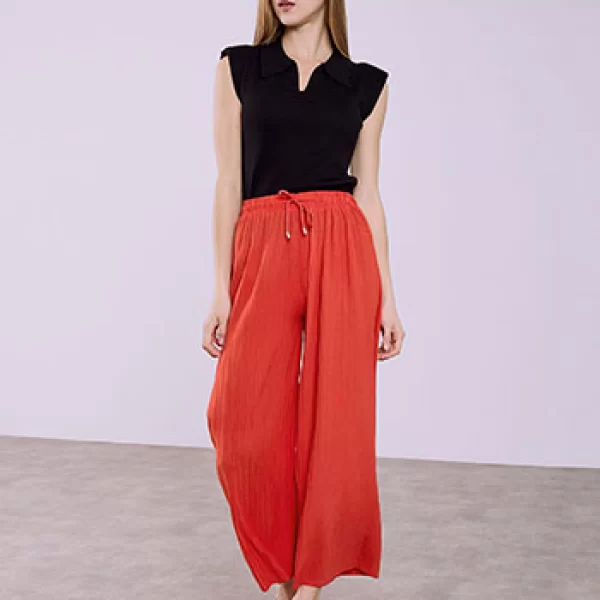 Celestino Παντελόνα με πλισέ λεπτομέρειες SQ1430.1458+3