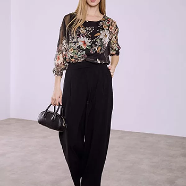 Celestino Μπλούζα φλοράλ SQ7570.4865+1