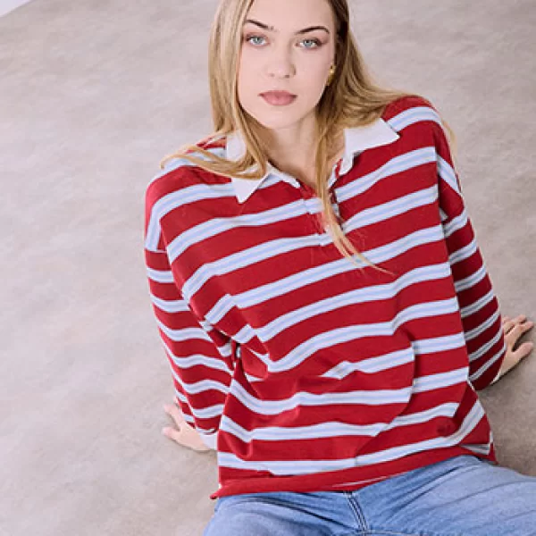 Celestino Μπλούζα βαμβακερή με ρίγες SQ7585.4528+1