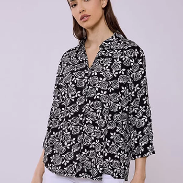 Πουκάμισο με λουλούδια SQ7616.3728+2