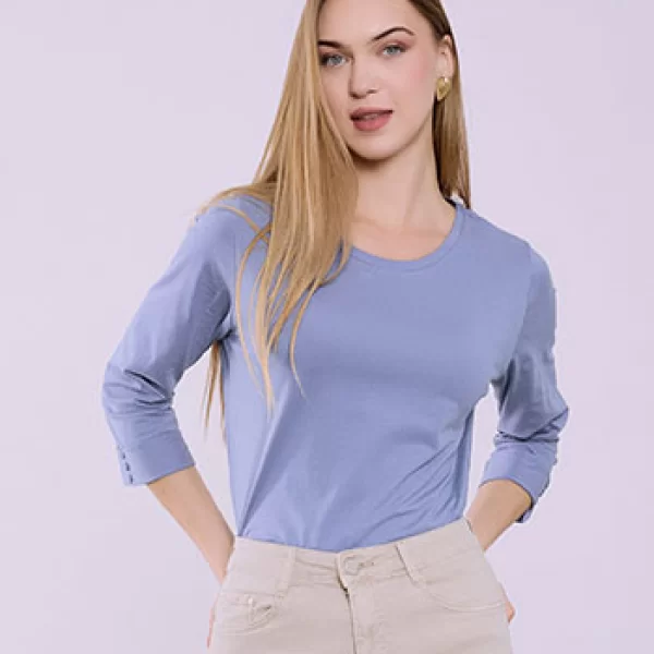 Μπλούζα με κουμπιά στο μανίκι SQ7616.4755+5