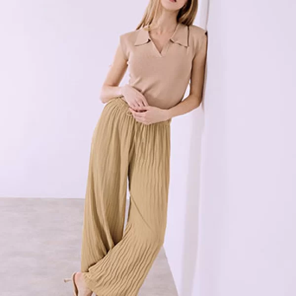 Celestino Παντελόνα με πλισέ λεπτομέρειες SQ1430.1458+7