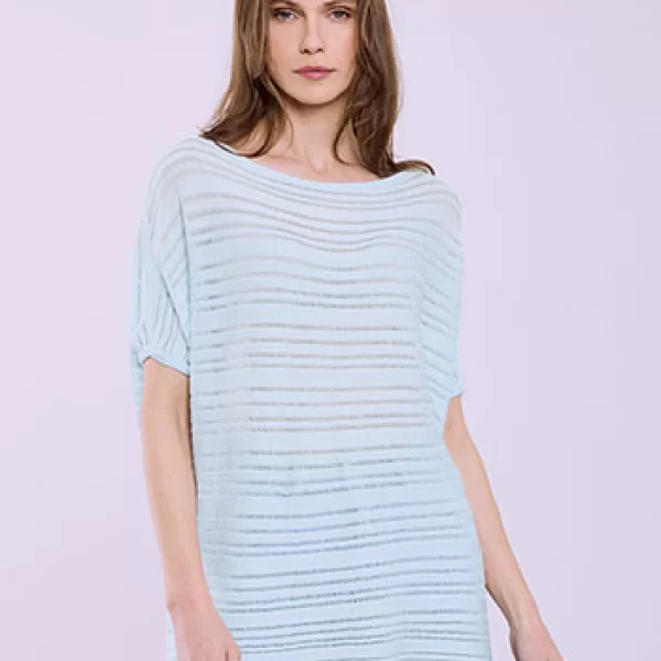 Celestino Μπλούζα με διάτρητες ρίγες SQ7880.4711+2