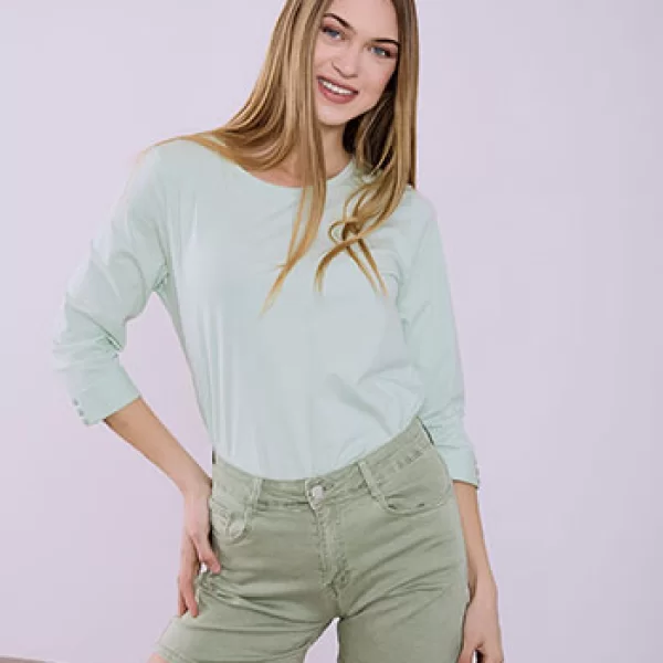 Τζιν σορτς μονόχρωμο SQ1628.1934+2