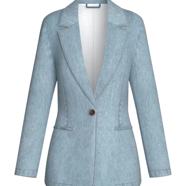 MARELLA EMME ΣΑΚΑΚΙ DENIM EMMTECA ΜΠΛΕ