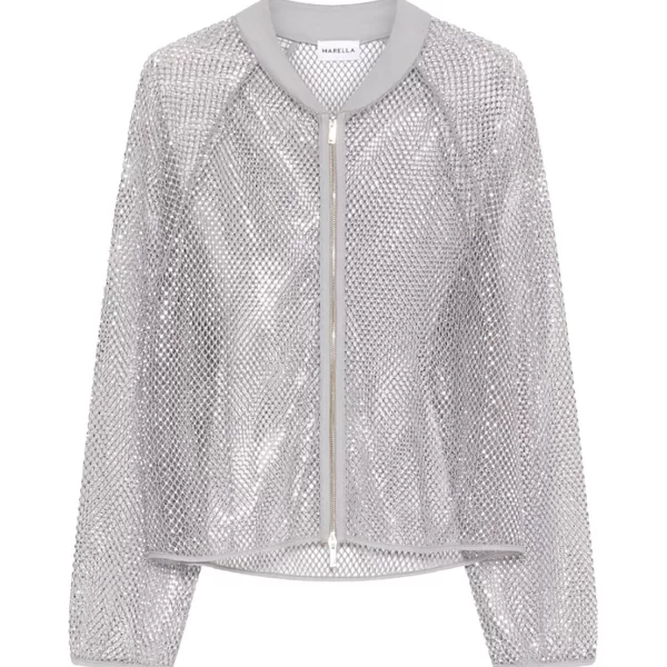 MARELLA ΖΑΚΕΤΑ MLLFLIRT ΔΙΑΤΡΗΤΟ ΣΤΡΑΣ ΓΚΡΙ-ΑΣΗΜΙ