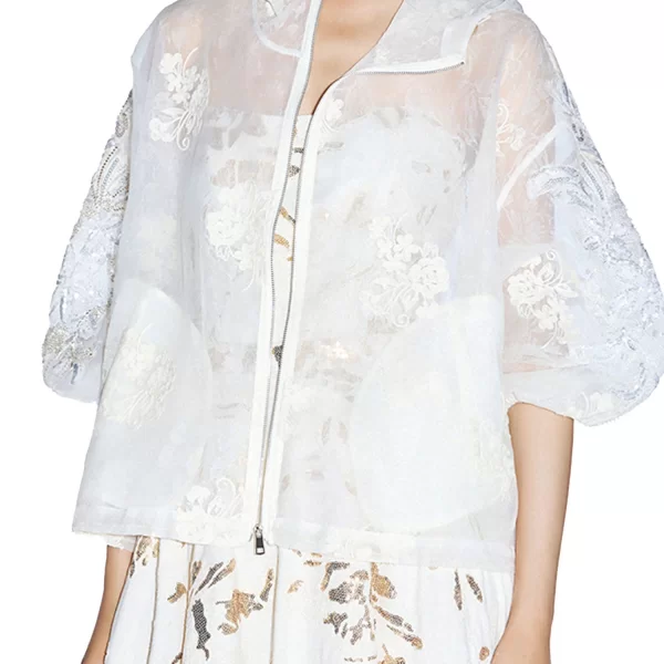 TWINS FANTASY ΖΑΚΕΤΑ C-THRU ΚΟΥΚΟΥΛΑ ΠΑΓΙΕΤΑ ΛΑΣΤΙΧΟ ΚΑΤΩ ΕΚΡΟΥ