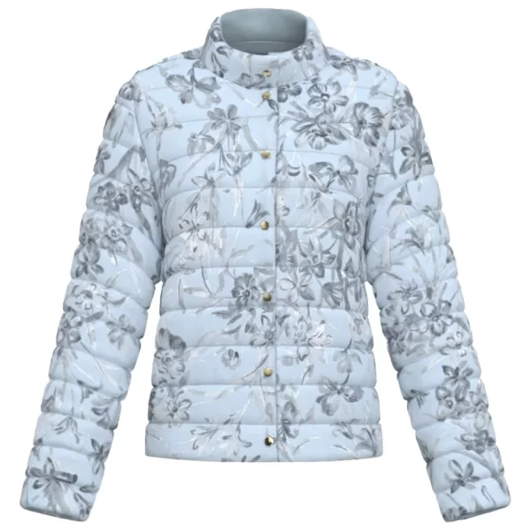 MARELLA EMME ΜΠΟΥΦΑΝ ΚΑΠΙΤΟΝΕ REVERSIBLE EMMPATIO FLORAL ΣΙΕΛ-ΜΠΛΕ