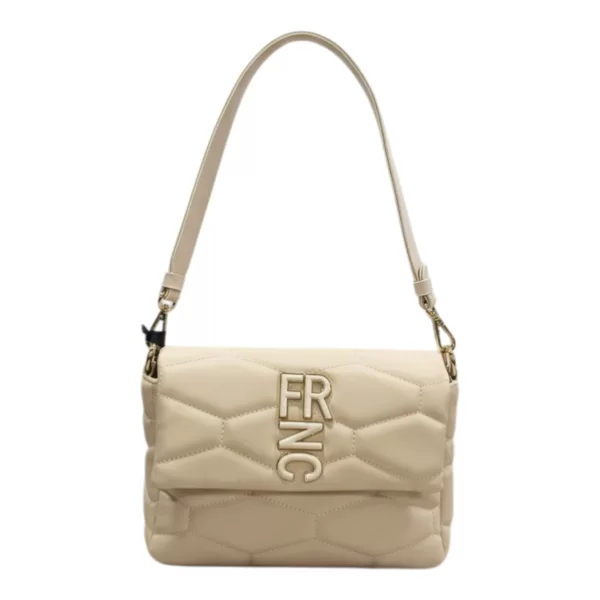 FRNC FRANCESCO Τσάντα Γυναικεία Ώμου 4942W OCR Μπέζ