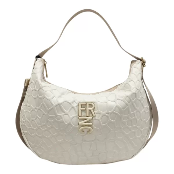FRNC FRANCESCO Τσάντα Γυναικεία Ώμου-Χιαστί 6196 PRL Περλέ