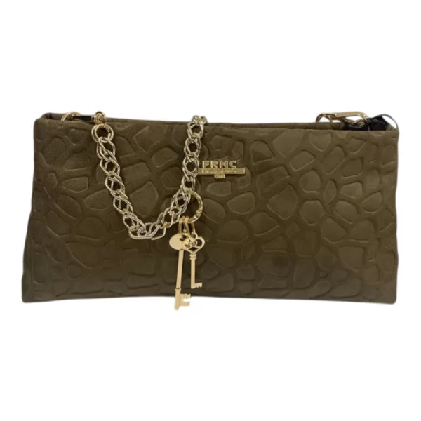 FRNC FRANCESCO Τσάντα Γυναικεία Ώμου 6181 COF Καφέ