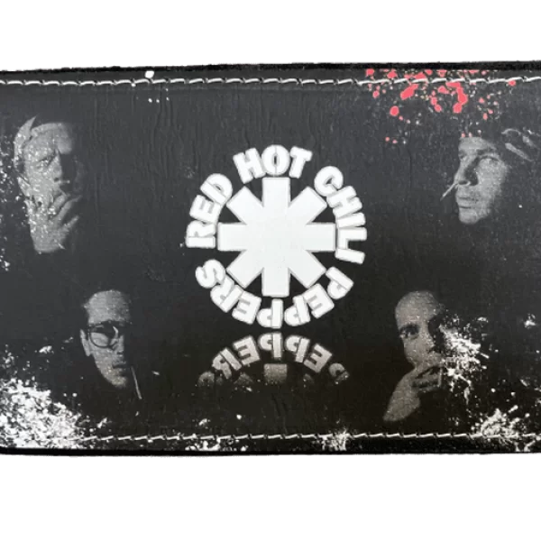 Χειροποίητη δερμάτινη καπνοθήκη Red Hot Chilly Peppers