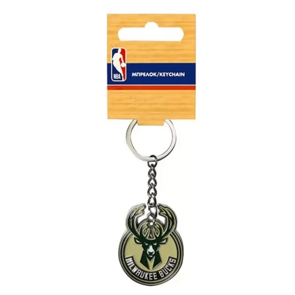 Milwaukee Bucks μεταλλικό μπρελόκ NBA