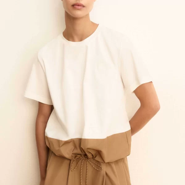 EMME Emme by Marella γυναικεία μπλούζα με ύφασμα ταφτά 