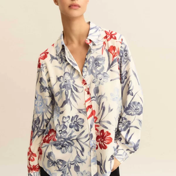 Emme by Marella γυναικείο πουκάμισο με all-over print 