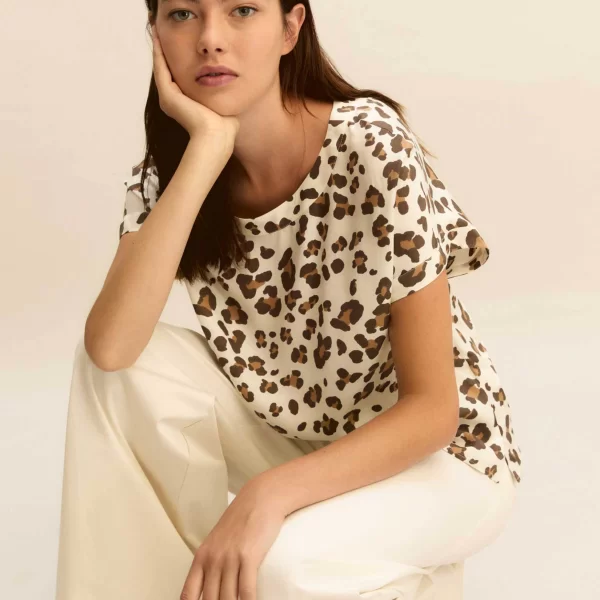 Emme by Marella γυναικεία μπλούζα με all-over print 