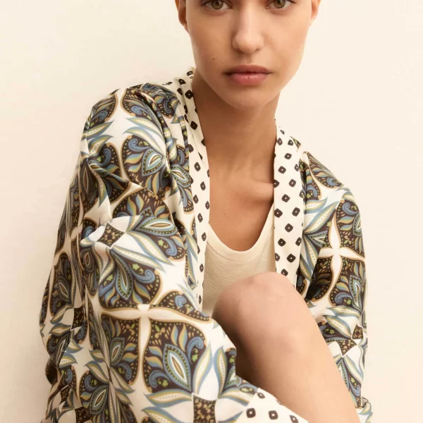 EMME Emme by Marella γυναικείο κιμονό με εμπριμέ σχέδιο 