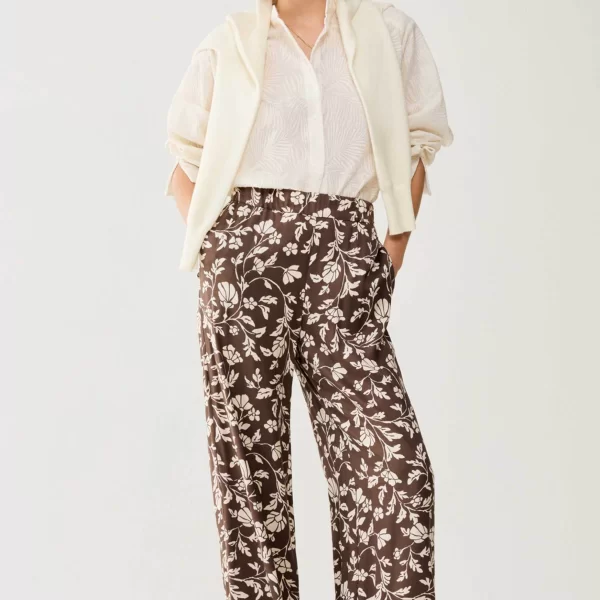 Pennyblack γυναικείο παντελόνι floral print 