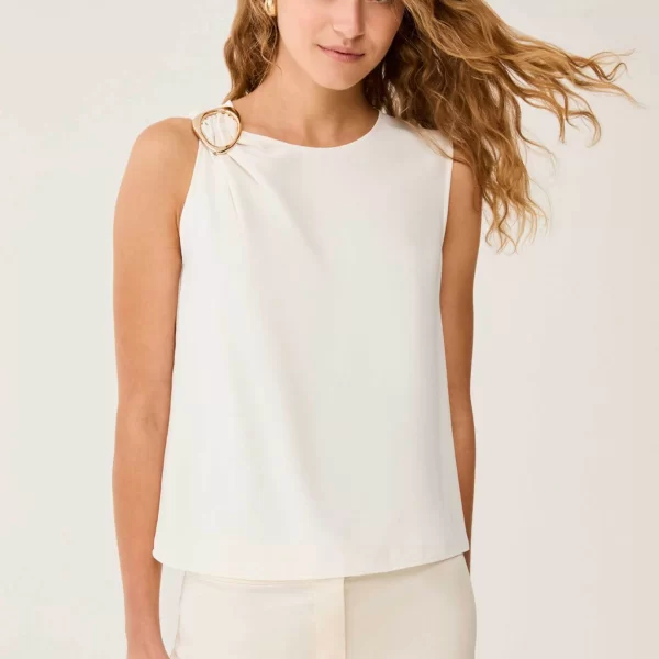 Pennyblack γυναικεία μπλούζα με μεταλλικό κρίκο 