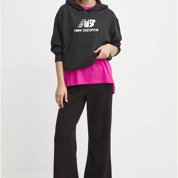 DKNY γυναικείο ψηλόμεσο παντελόνι φόρμας με κεντητό λογότυπο - DP4P3473 Μαύρο