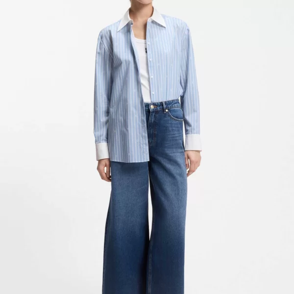 Hugo Boss γυναικείο τζιν παντελόνι Wide Fit 