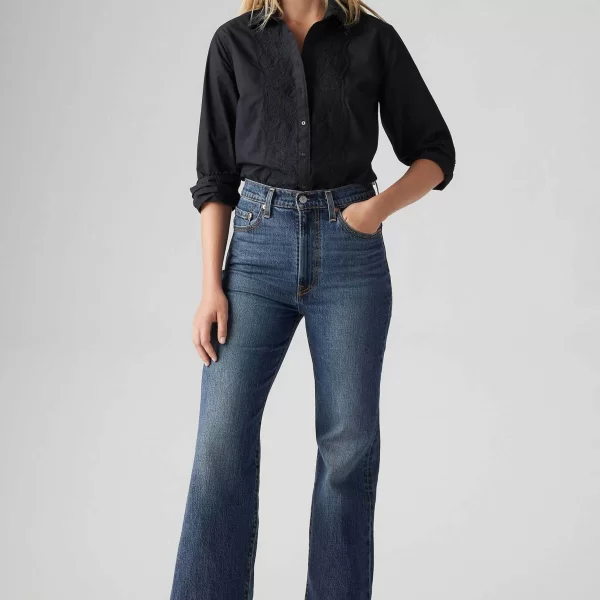 Levi's® γυναικείο ψηλόμεσο τζιν παντελόνι πεντάτσεπο Slim Flared Fit 