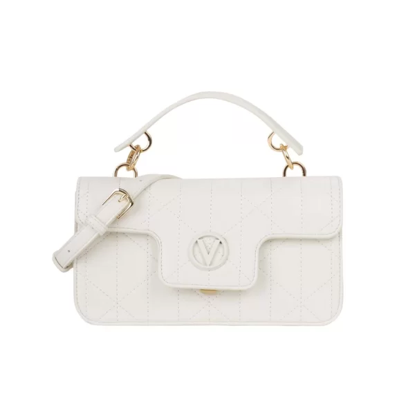 Valentino γυναικεία τσάντα χειρός με διακοσμητικές ραφές και λογότυπο 