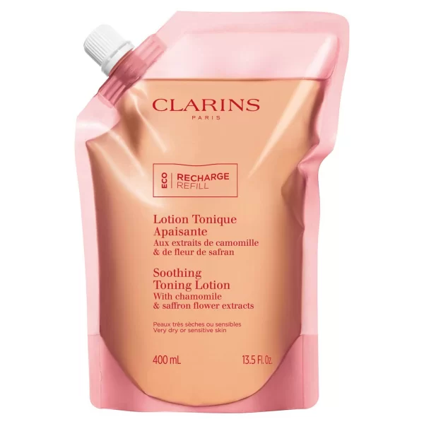 Clarins Soothing Toning Lotion Dry To Sensitive Skin Refill 400 ml - 80104572