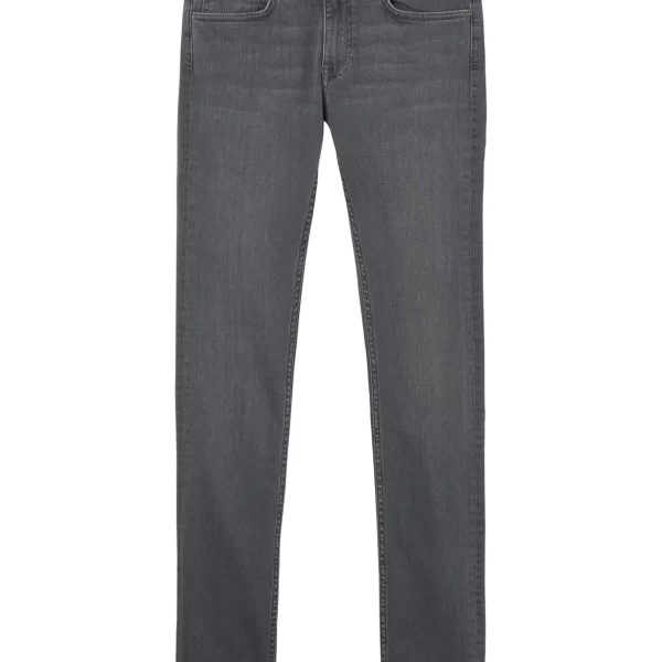 Gant γυναικείο τζιν παντελόνι βαμβακερό μονόχρωμο με τσέπες (32L) - 4100000 Γκρι